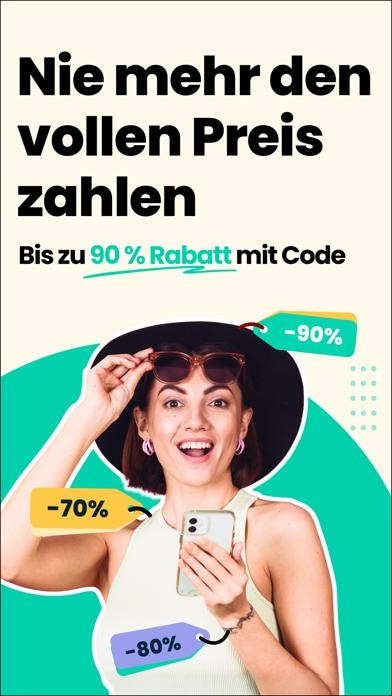 CouponBirds: Deals, Gutscheine Smartphone-Screenshot