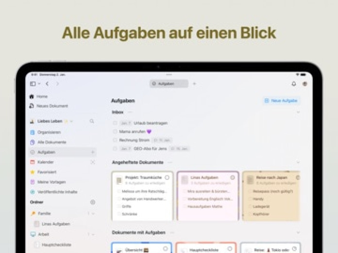 Craft: Notizen & KI für Text Tablet-Screenshot3