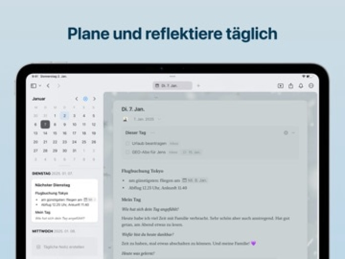 Craft: Notizen & KI für Text Tablet-Screenshot5