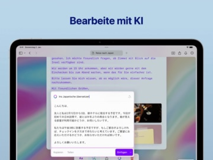 Craft: Notizen & KI für Text Tablet-Screenshot6