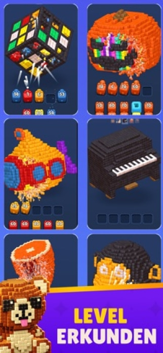 Cube Land Puzzle Game Smartphone-Screenshot4