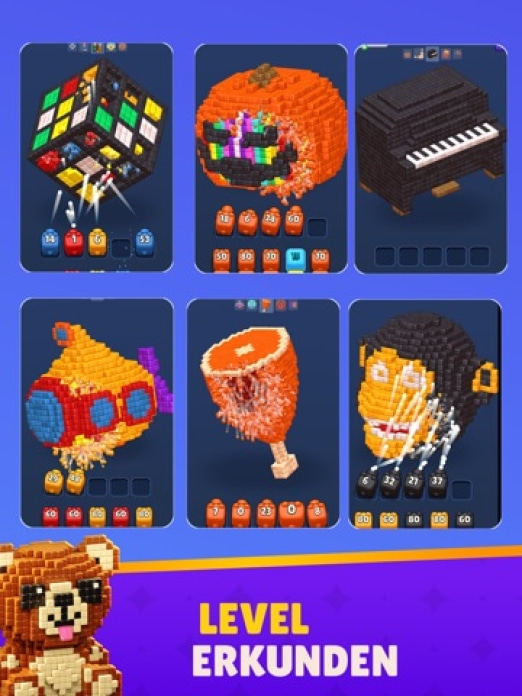 Cube Land Puzzle Game Tablet-Screenshot4