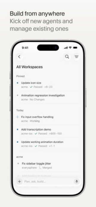 Cursor Smartphone-Screenshot