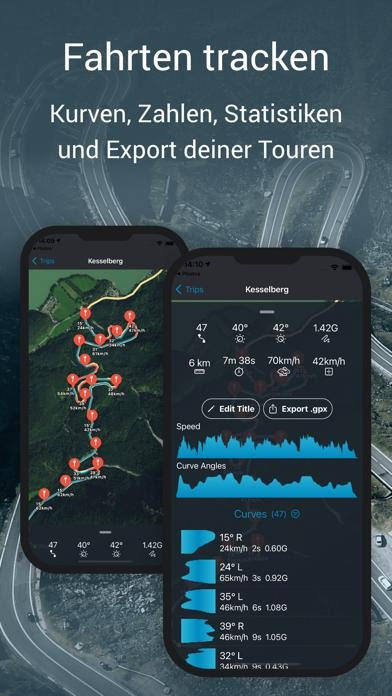 Curve Tracker fürs Motorrad Smartphone-Screenshot4
