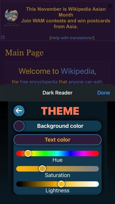 Dark Reader for Safari Smartphone-Screenshot4