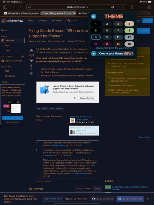 Dark Reader for Safari Tablet-Screenshot3