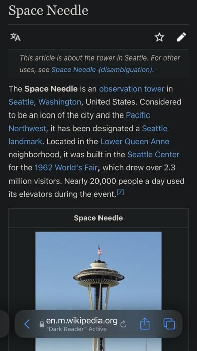 Dark Reader for Safari Smartphone-Screenshot