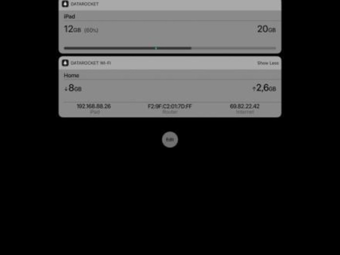DataRocket Smartphone-Screenshot