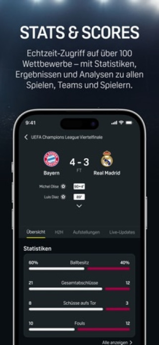 DAZN Sport Live Stream Smartphone-Screenshot7