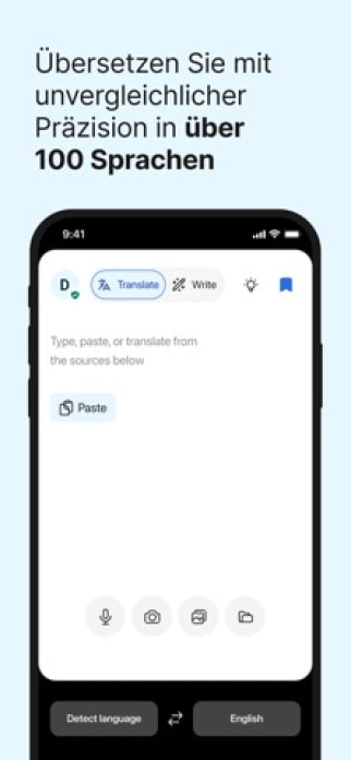 DeepL Übersetzer Smartphone-Screenshot2