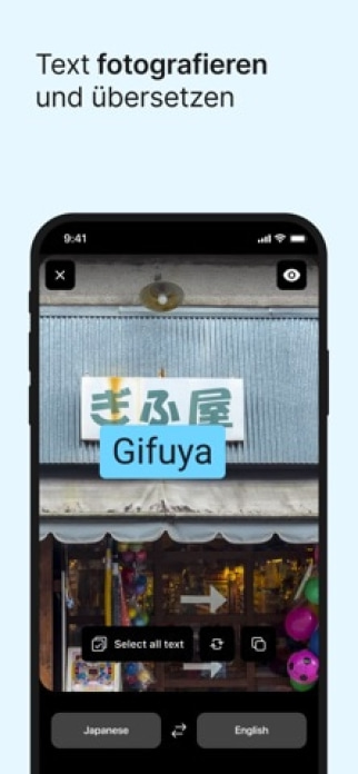 DeepL Übersetzer Smartphone-Screenshot3