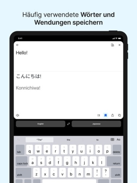DeepL Übersetzer Tablet-Screenshot5