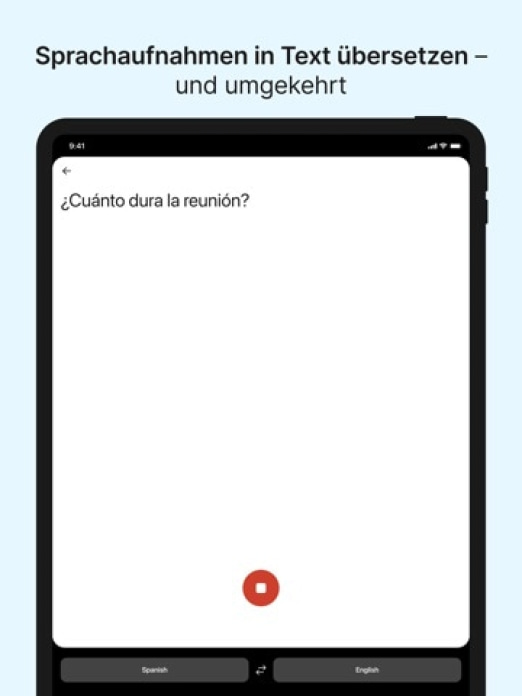 DeepL Übersetzer Tablet-Screenshot6