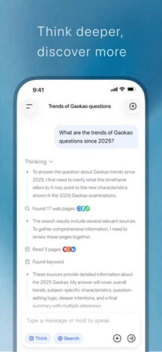 DeepSeek - KI-Assistent Smartphone-Screenshot3