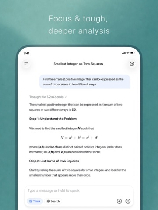 DeepSeek - KI-Assistent Tablet-Screenshot4