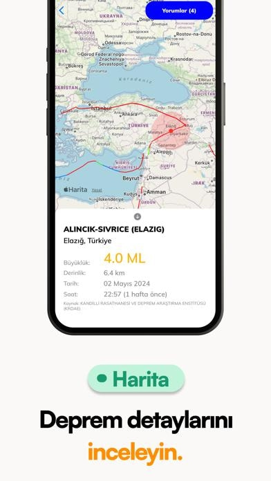 Deprem Türkiye Smartphone-Screenshot2