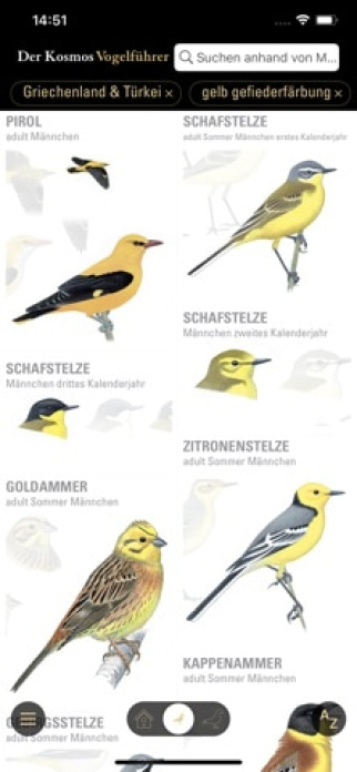 Der Kosmos Vogelf&uuml;hrer Smartphone-Screenshot5