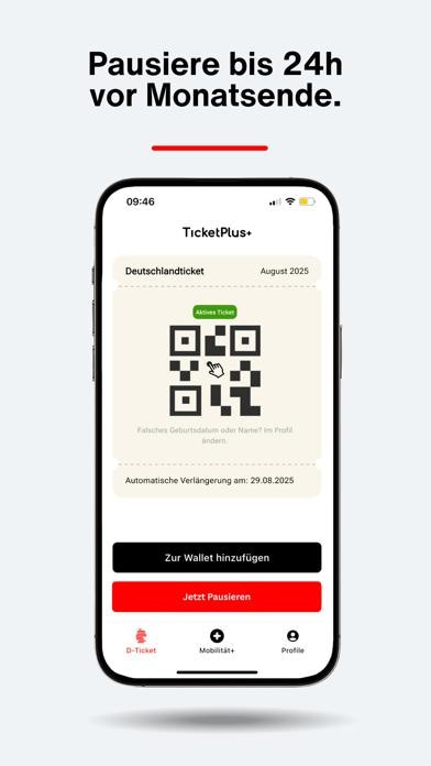 Deutschlandticket App Ticket+ Smartphone-Screenshot5