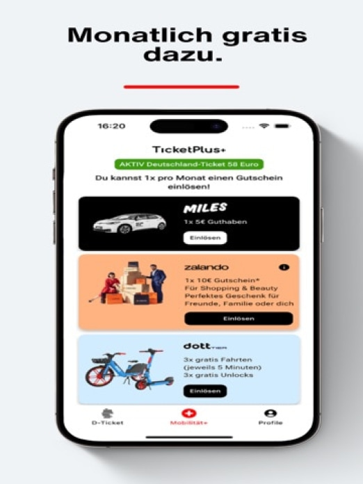 Deutschlandticket App Ticket+ Tablet-Screenshot3