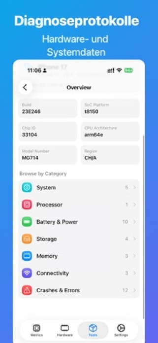 Device Status⁺ Systemmonitor Smartphone-Screenshot3