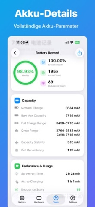 Device Status⁺ Systemmonitor Smartphone-Screenshot4