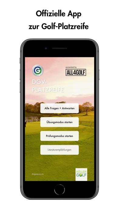 DGV-Platzreife Smartphone-Screenshot