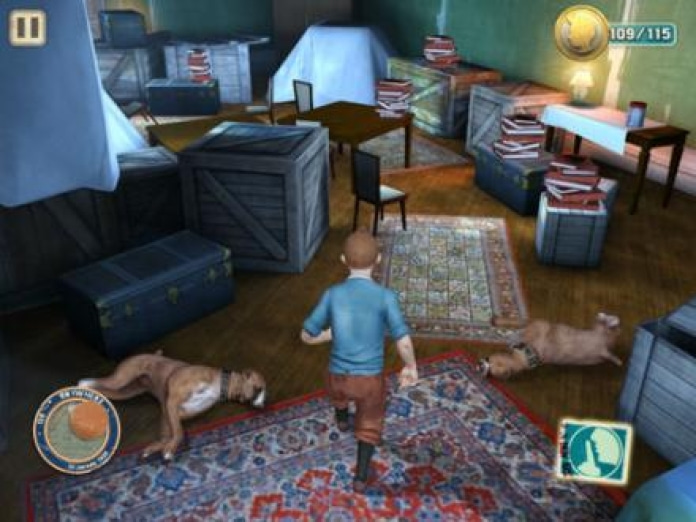 Die Abenteuer von Tim und Struppi: Das Geheimnis der Einhorn - Das Spiel Smartphone-Screenshot5