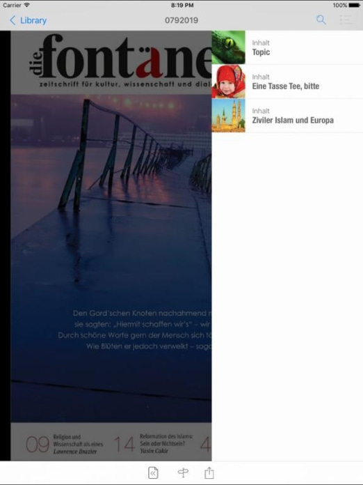Die Font&auml;ne Tablet-Screenshot3