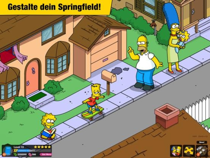 Die Simpsons™: Springfield Tablet-Screenshot