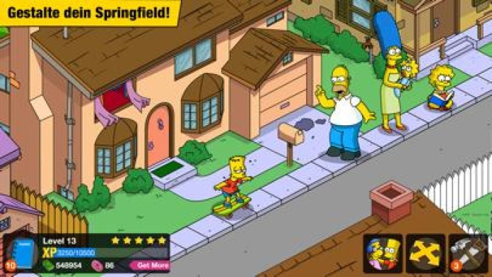 Die Simpsons™: Springfield Smartphone-Screenshot