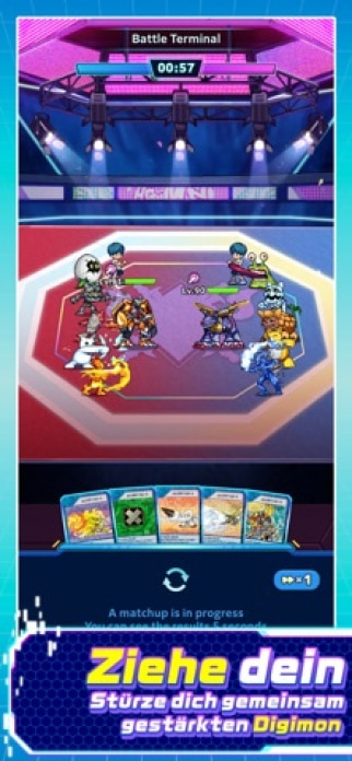 DIGIMON UP Smartphone-Screenshot
