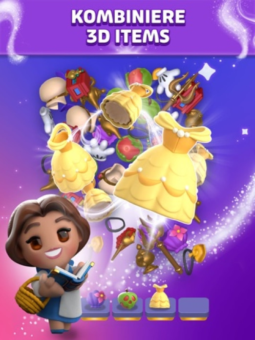 Disney Magic Match 3D Tablet-Screenshot