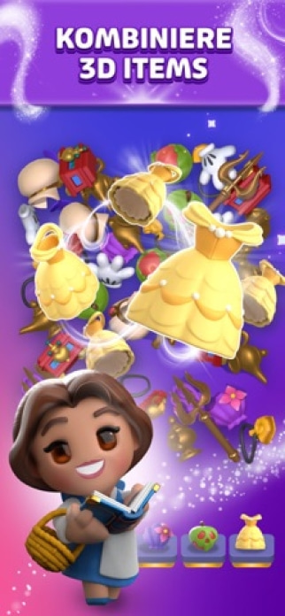 Disney Magic Match 3D Smartphone-Screenshot