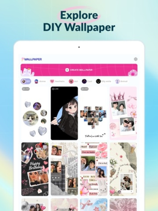 Colliz – DIY Wallpaper Craft Tablet-Screenshot