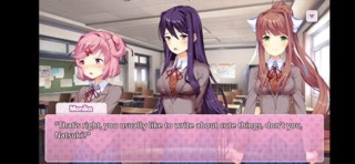 Doki Doki Literature Club! Smartphone-Screenshot