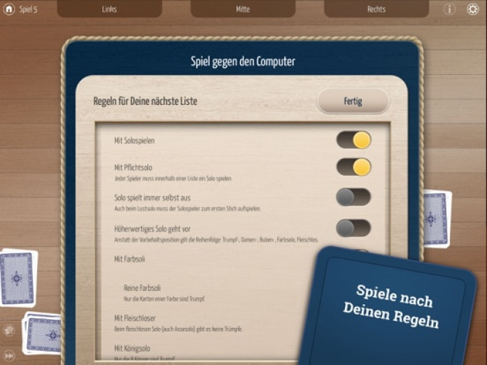 Doppelkopf HD Tablet-Screenshot5