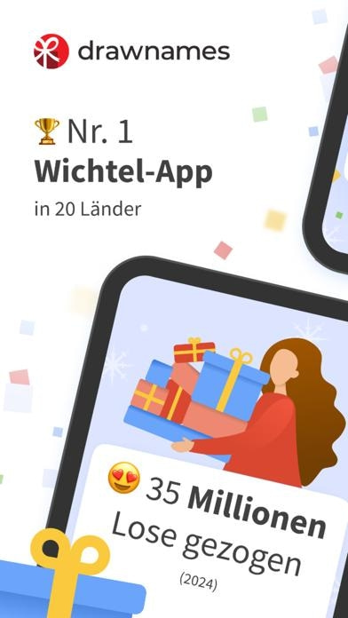 drawnames | Online Wichteln Smartphone-Screenshot