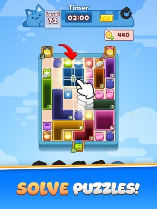 Drop the Cat Tablet-Screenshot