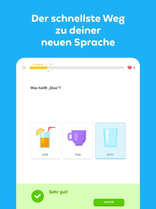 Duolingo Tablet-Screenshot2