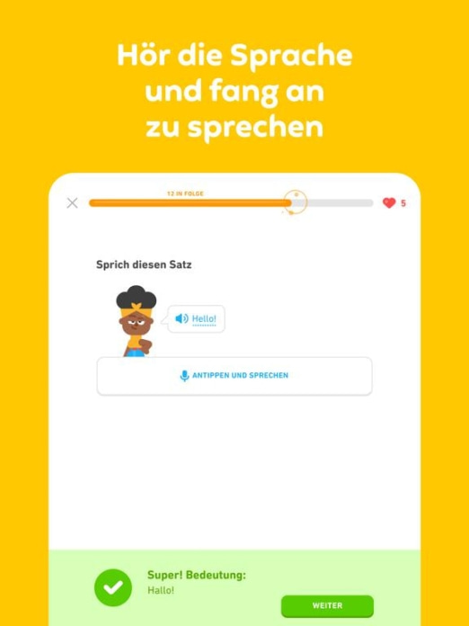Duolingo Tablet-Screenshot4