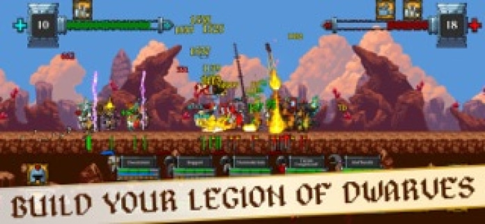 Dwarves: Glory, Death and Loot Smartphone-Screenshot