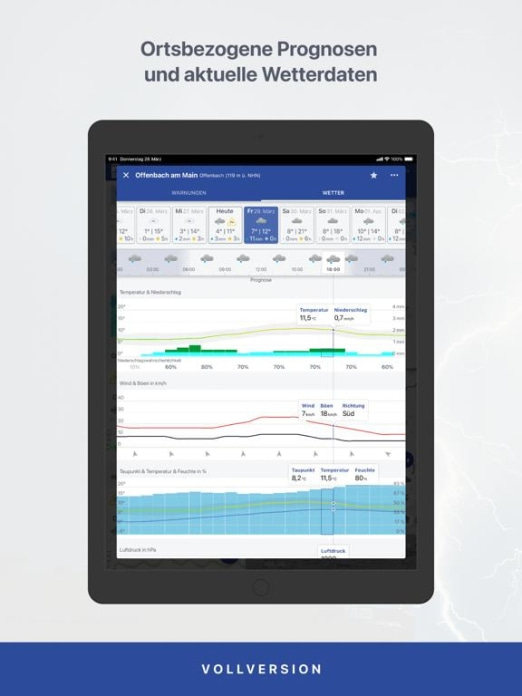 DWD WarnWetter Tablet-Screenshot5