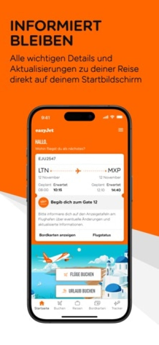 easyJet: Travel App Smartphone-Screenshot6