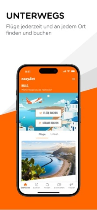 easyJet: Travel App Smartphone-Screenshot