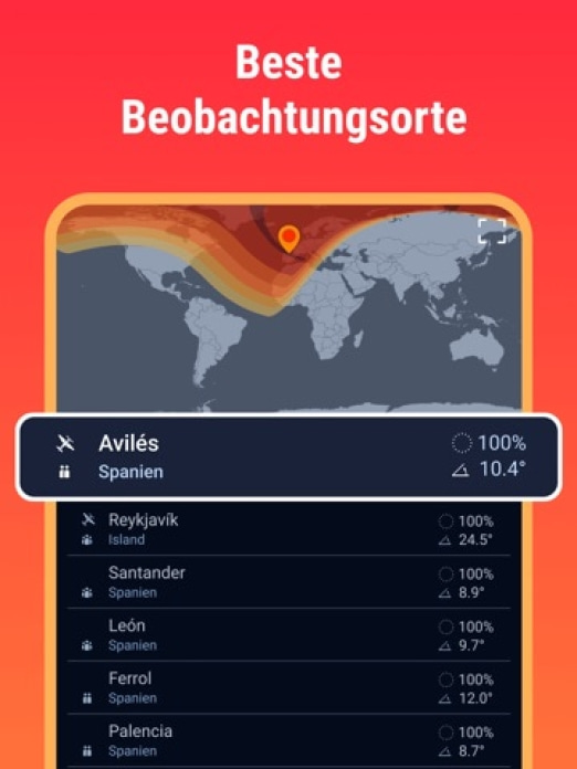 Eclipse Guide: Karte & Zeiten Tablet-Screenshot3