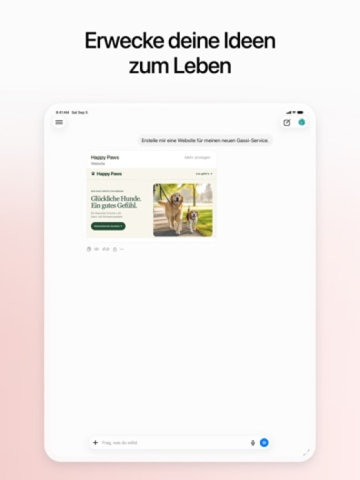 EcoGPT - KI für die Menschheit Tablet-Screenshot4