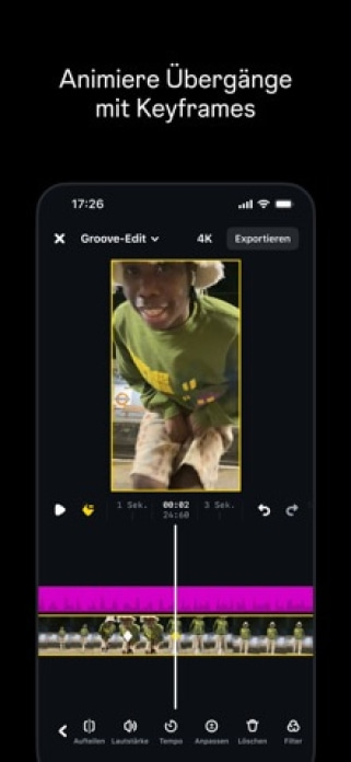 Edits: Videobearbeitung Smartphone-Screenshot2