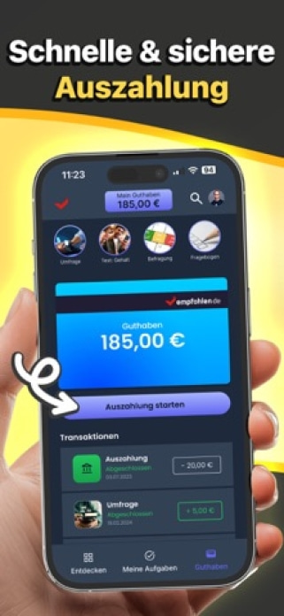 empfohlen.de: Geld verdienen Smartphone-Screenshot4