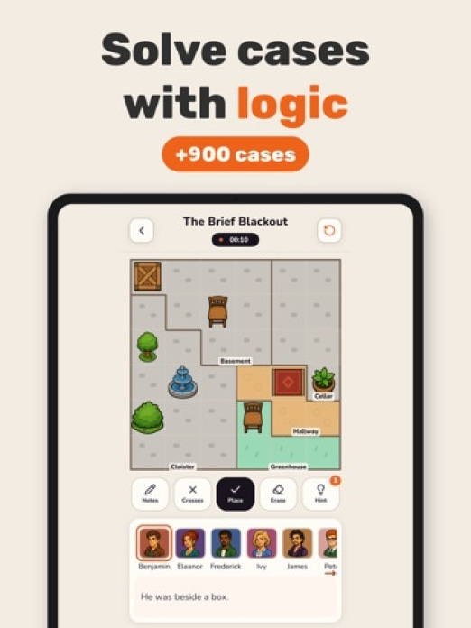 Enigmic: Krimi-Rätsel Tablet-Screenshot