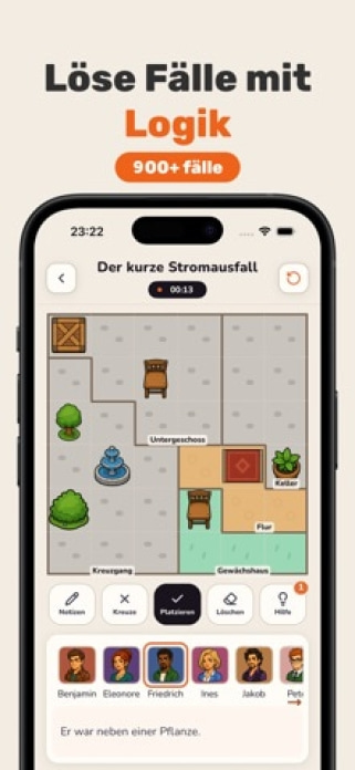 Enigmic: Krimi-Rätsel Smartphone-Screenshot